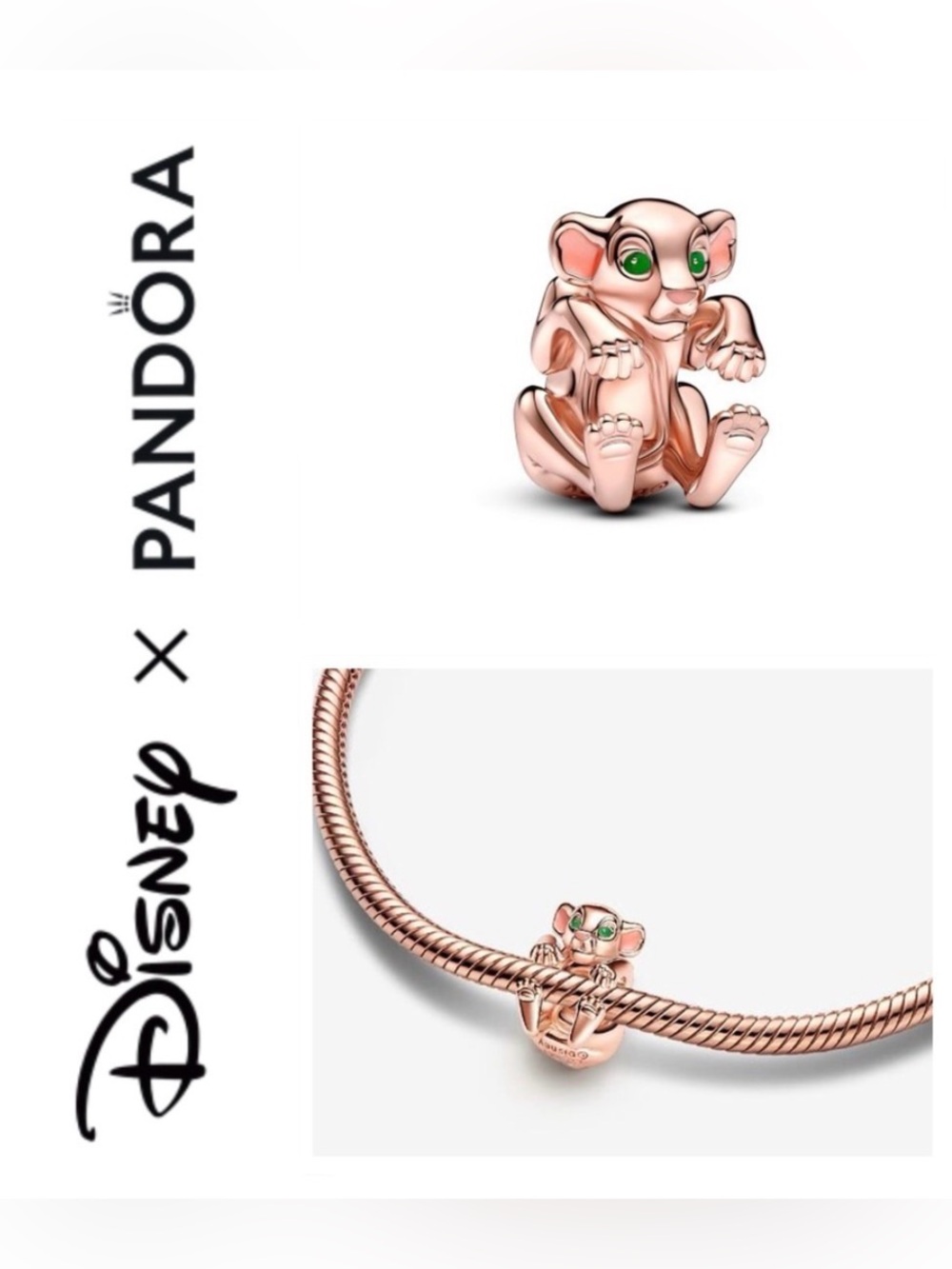 🌟🌟 14K Rose Gold Plated Lion King Simba